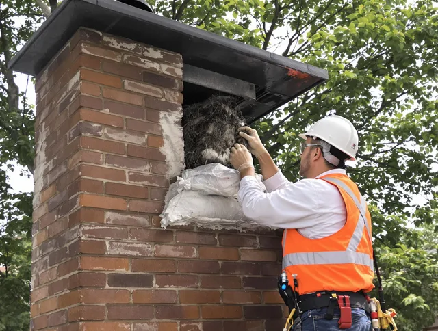 Humane removal of debris and animals by Danbury Chimney Sweep in Danbury, CT