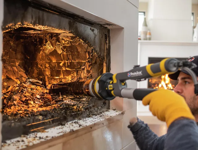 Professional chimney cleaning by Danbury Chimney Sweep in Danbury, CT