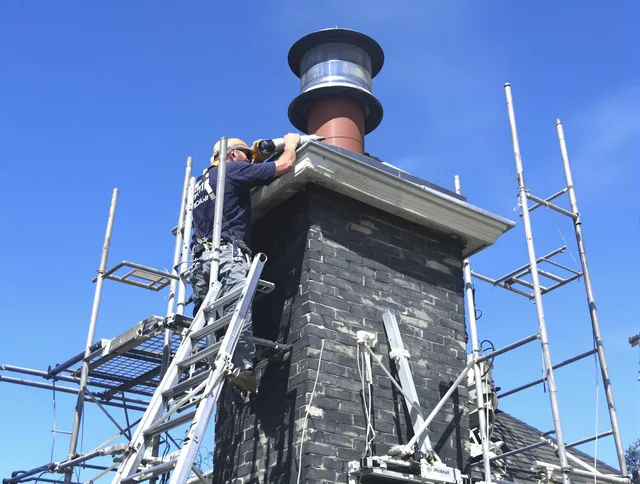 Sturdy chimney crown finished by Danbury Chimney Sweep in Danbury, CT